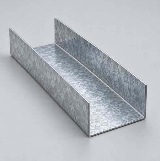 Galvanised steel u-tracks